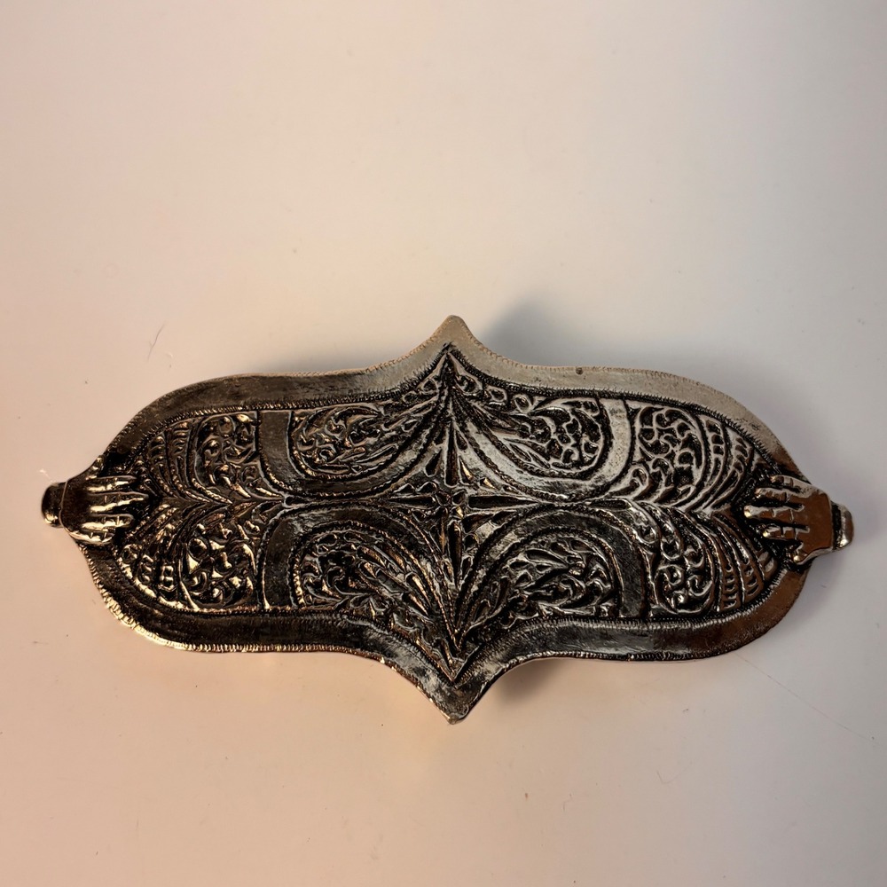 Accessocraft Vintage Belt Buckle Ornate Filigree Statement Whimsygoth Boho